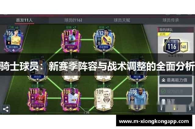 骑士球员：新赛季阵容与战术调整的全面分析